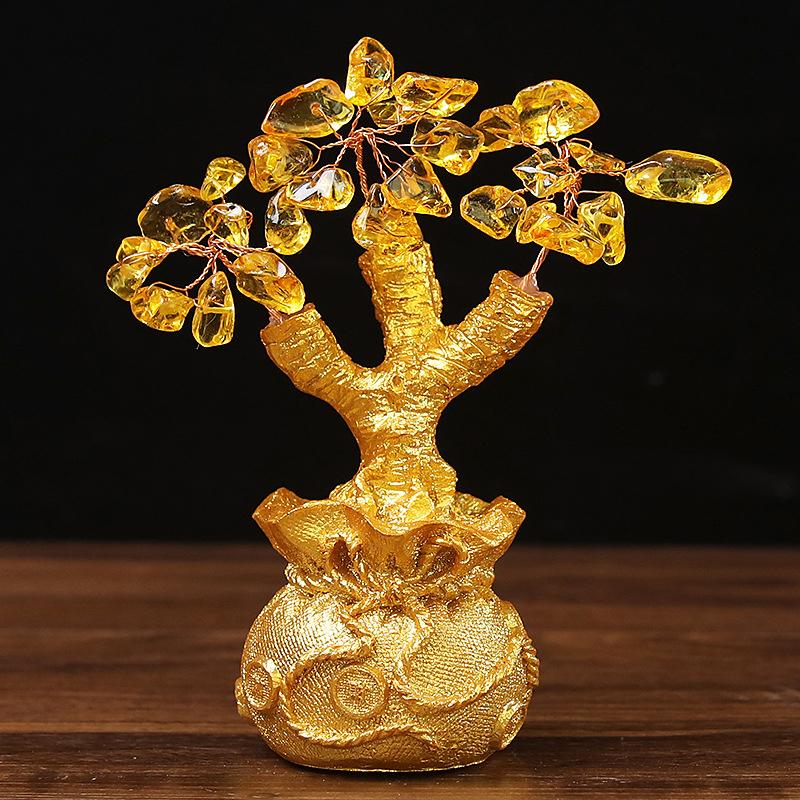 Thai Amulet Money Wealth Tree Luck Feng Shui Yin Yang Decor Jewelry Buddhist Retro Vintage Protect Charm Talisman Powerful Wealth Success Health Luck