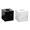 Resin Tissue Box Square Modern Design Home Car Bathroom Waterproof Multi-Use Paper Towel Holder Gift