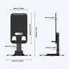 360° Drehbarer Faltbarer Desktop Handyhalter Faltbarer Fauler Universeller Tablet Tragbarer Handy-Ständer für Telefon
