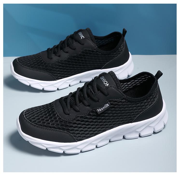 Men's Summer Breathable Mesh Sneakers - Lightweight, Soft Sole Casual Shoes