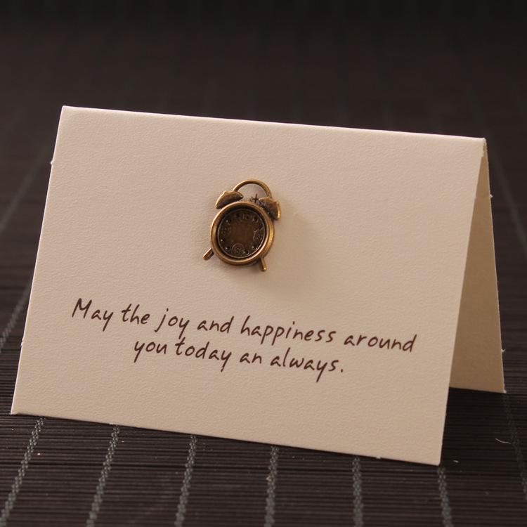 Retro kovové pohlednice: Svátek, Nový rok, Vánoce, Svatba s obálkou