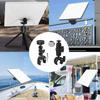 Secure No Drilling Poles Mount Bracket Double Adjustable Ball Joints For Mini Satellite AntennasOn Boats Car Rooftop
