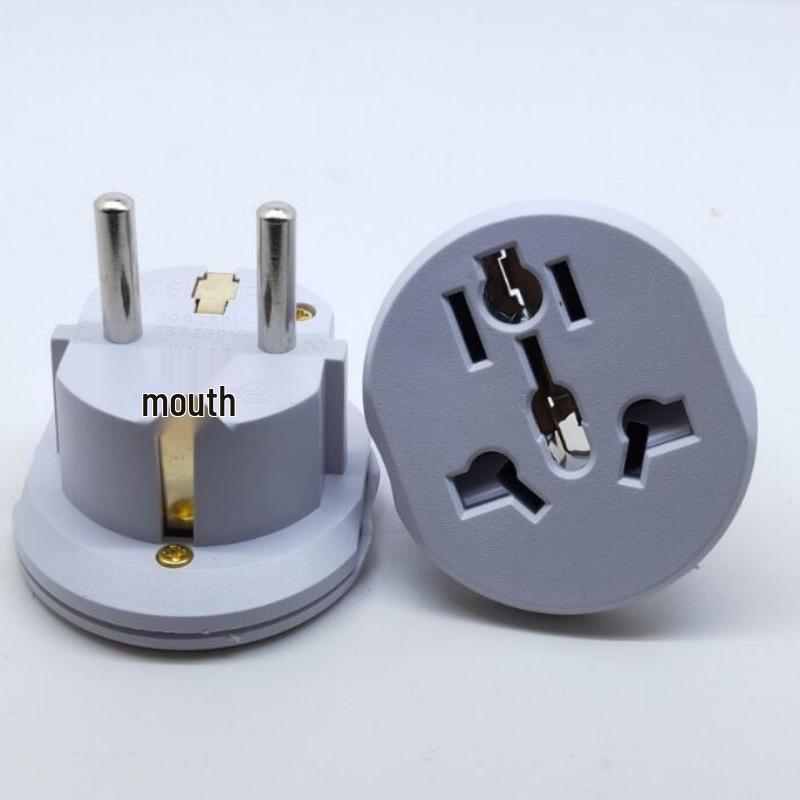 High Power 2000W Adapter: German/UK/US To European/Korean Standard Conversion Plug