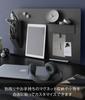 Yamazaki Tower Steel Panel with Tray, Black, W58 x D4.8 x H41.7-45.5cm, Tower Partition, Steel Board, Model 10067