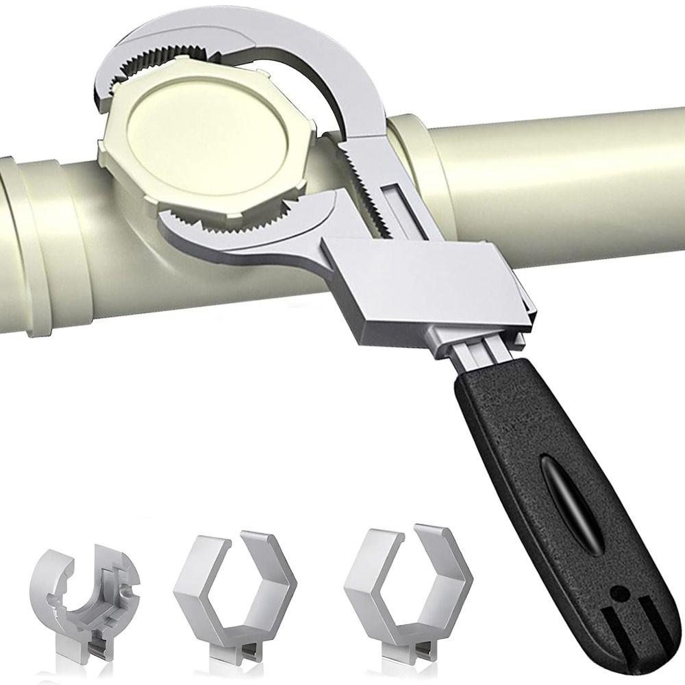Universal Adjustable Adjustable Wrench 80mm Size Adjustable Spring Crescent Wrench Durable Construction Multifunctional