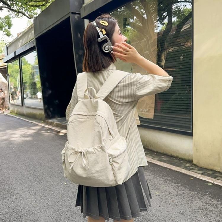 Multipurpose School Bag Large Capacity Nylon Backpack Ergonomic Daypack Laptop Bag Rucksack for Everyday Use