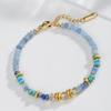 Bohemian Blue Aventurine & Turquoise Beaded Crystal Bracelet