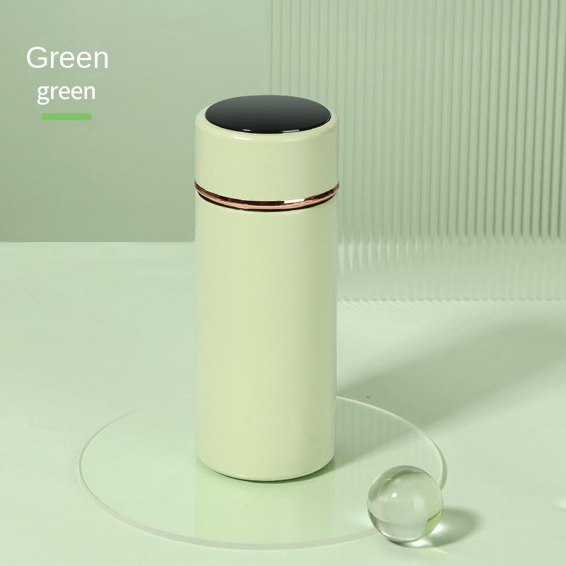 280ML Smart Thermos Water Bottle Intelligent Temperature Display Stainless Steel Vacuum Flasks Thermoses with Filter Tee Cup
