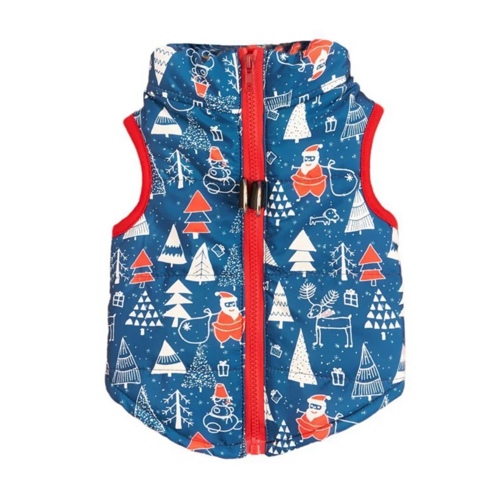 

Pet Clothes Puppy Outfit Vest Winter Warm Pet Clothes For Small Dogs Christmas Dog Coat Jacket Padded Clothing for Yorkie Chihua XL