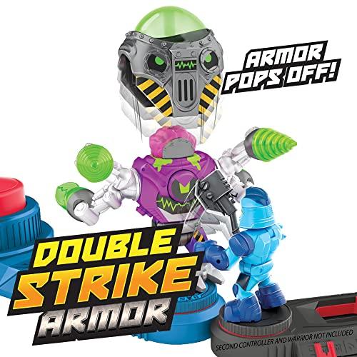 Akedo - Ultimate Arcade Warriors Battle Giants Mini Battle Action Figure Ready, Fight, Split Strike - Drillborg V Alphawolf