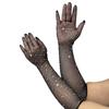 Sexy elastische Strass Mesh Handschuhe Leistung lange Handschuh Zubehör