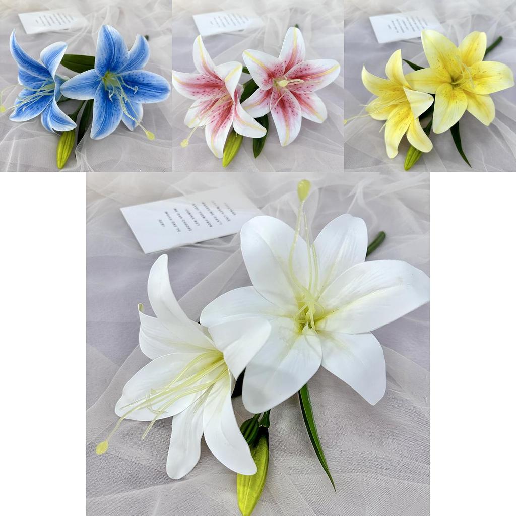 Giglio da Matrimonio Fiori Finti Stampati 3D per Decorazioni per la Casa ed Eventi
