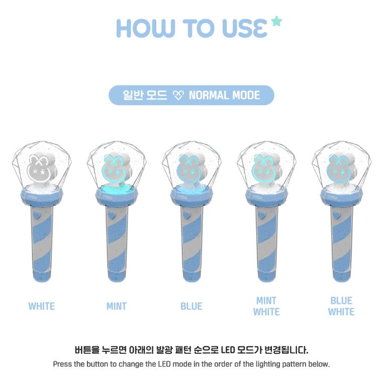 Předobjednávka ONEW Oficiální světelné tyče Fanlight pro povzbuzování na koncertě & POB