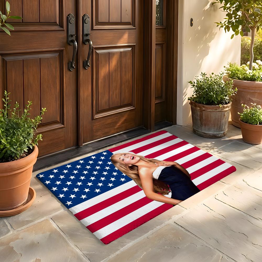 Floor Mat Soft Flannel Rug Non Slip Absorbent Mat for Bathroom Bedroom Home Decor S Sabrina Carpenter