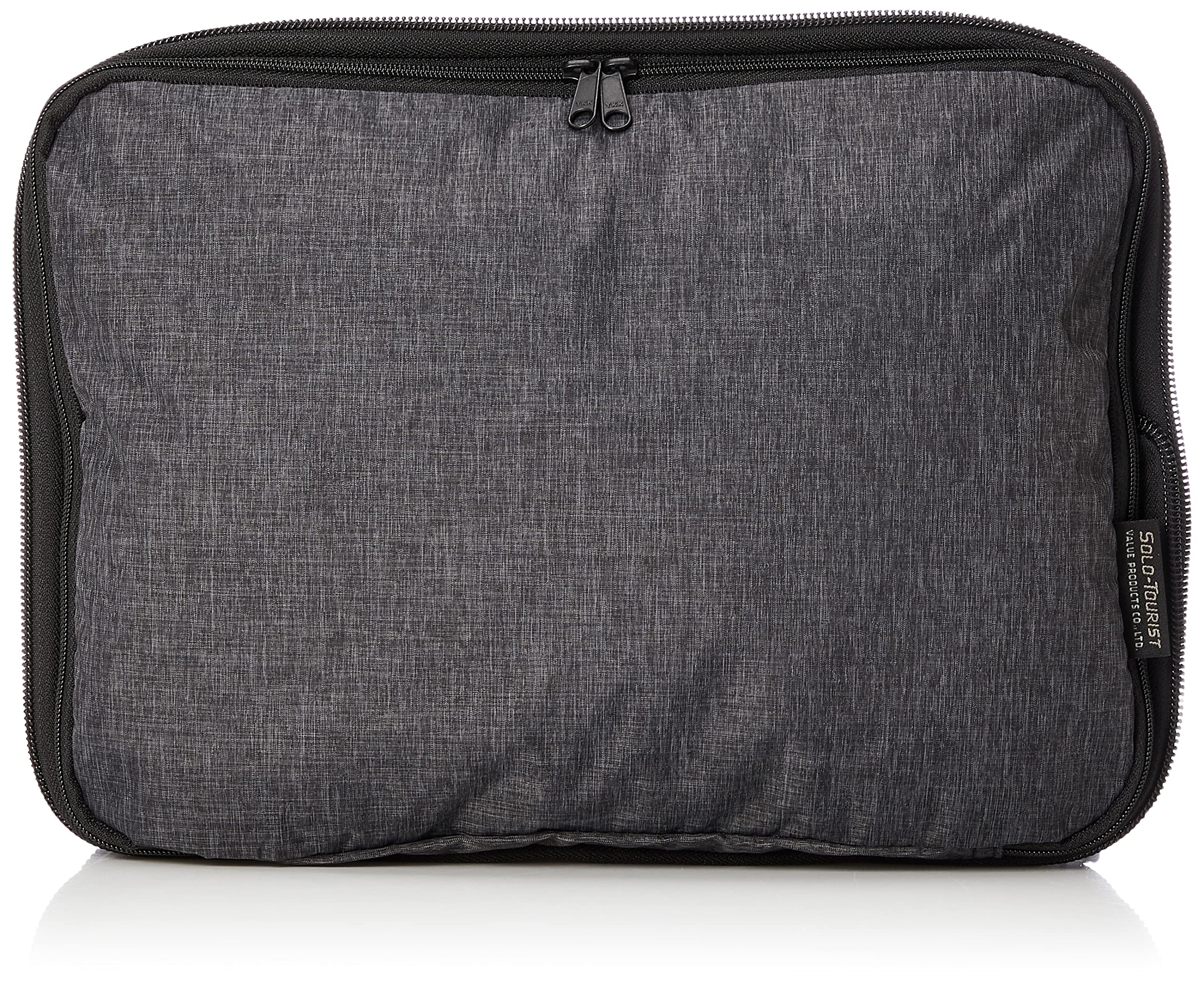

Compression type clothing storage case M size 5L Melange black [Valyu Bussan] [Solo Tourist] CC-M