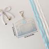 Korean Style Binder Card Holder Idol Card Protector Sleeve with Keychain Kpop Photocard Holder Mini Photo Album Books