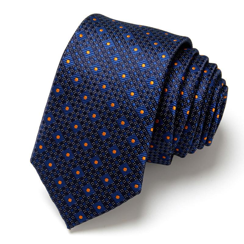 Men'S Business Tie Hand-Typed Professional Dress Interview Tie Men'S Polyester Silk