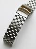 Brushed Stainless Steel Watch Band Strap 18mm 20mm 22mm 24mm Solid Metal Replacement Bracelet Men Black Silver WatchBand