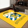 Ifk Lion Crest Emblem Rug Office Floor Mat - Machine Washable for Bedroom, bedroom, livingroom, Room Decor Fan Gifts Christmas