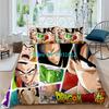 Anime Japanese Dragon Ball Boys Child Bedding Set Pillowcase Decor Bedclothes 3D Print Kids Boy Girl Quilt Duvet Cover Gift