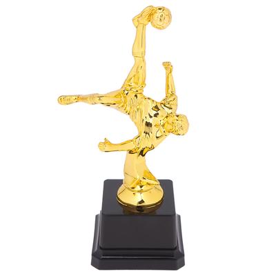 Football Trophy Award Souvenir Plastic Toy Party Award Trophies Competition Winner Mini Soccer Trophy For Kids Gift