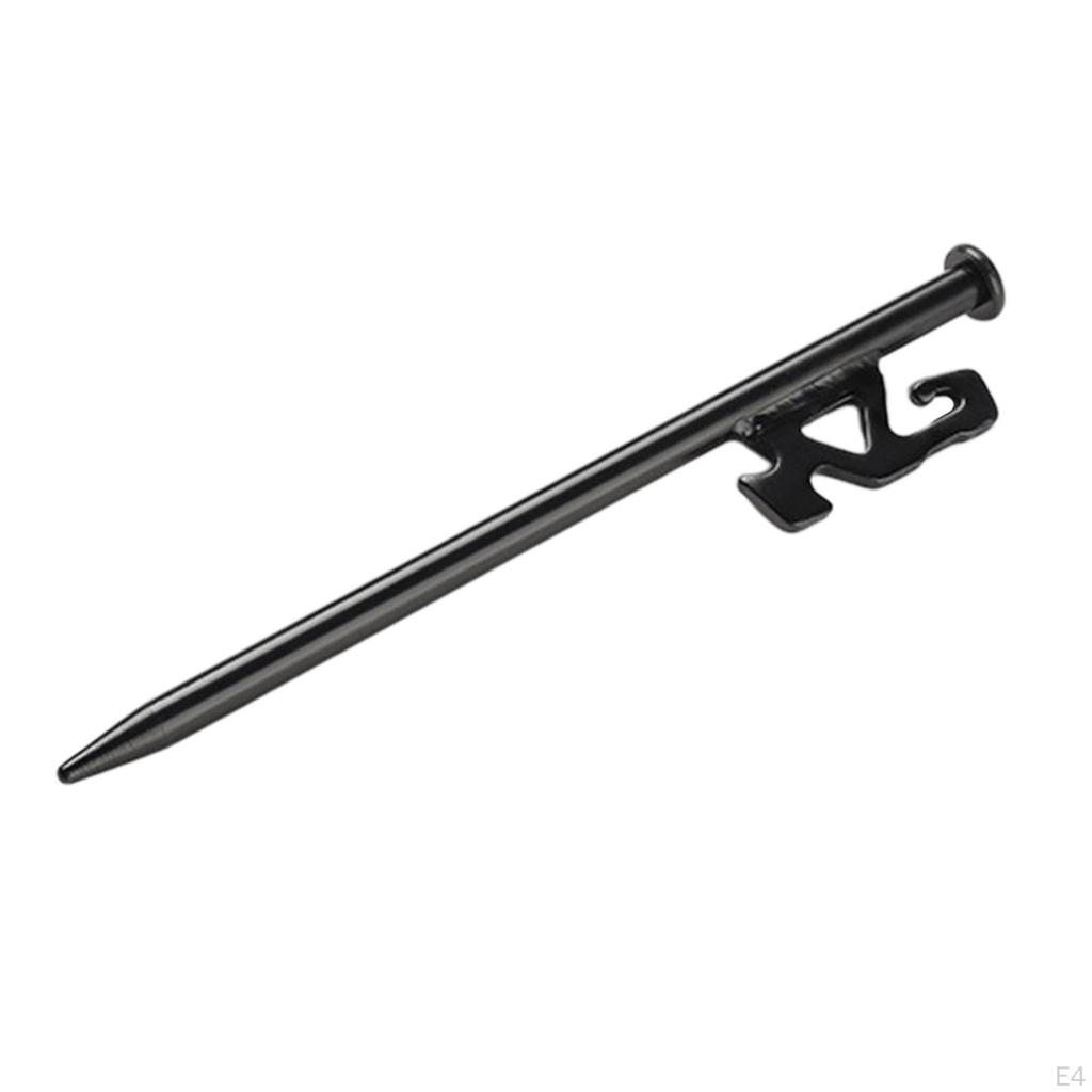 4 Pieces Tent Pegs Durable Canvas Non- Camping Outdoor for Se Accessories