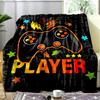 Game Controller Blanket Flannel Blanket Nap Sofa Office Bed Camping Multi-Function Blanket