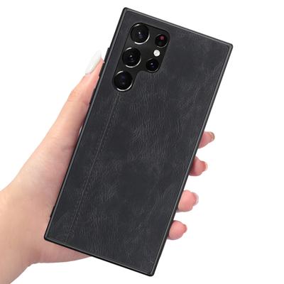 Luxury Ultra Thin Leather Skin Cover Case For Samsung Galaxy S22 Ultra S20 Fe S21 Plus 5g S 22 S22ultra A33 A53 A32 A12 A52s A72