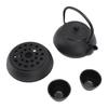Cast Iron Kettle Set 800ml Energy Saving Cast Iron Highly Durable Luxurious Cast Iron Teapot with