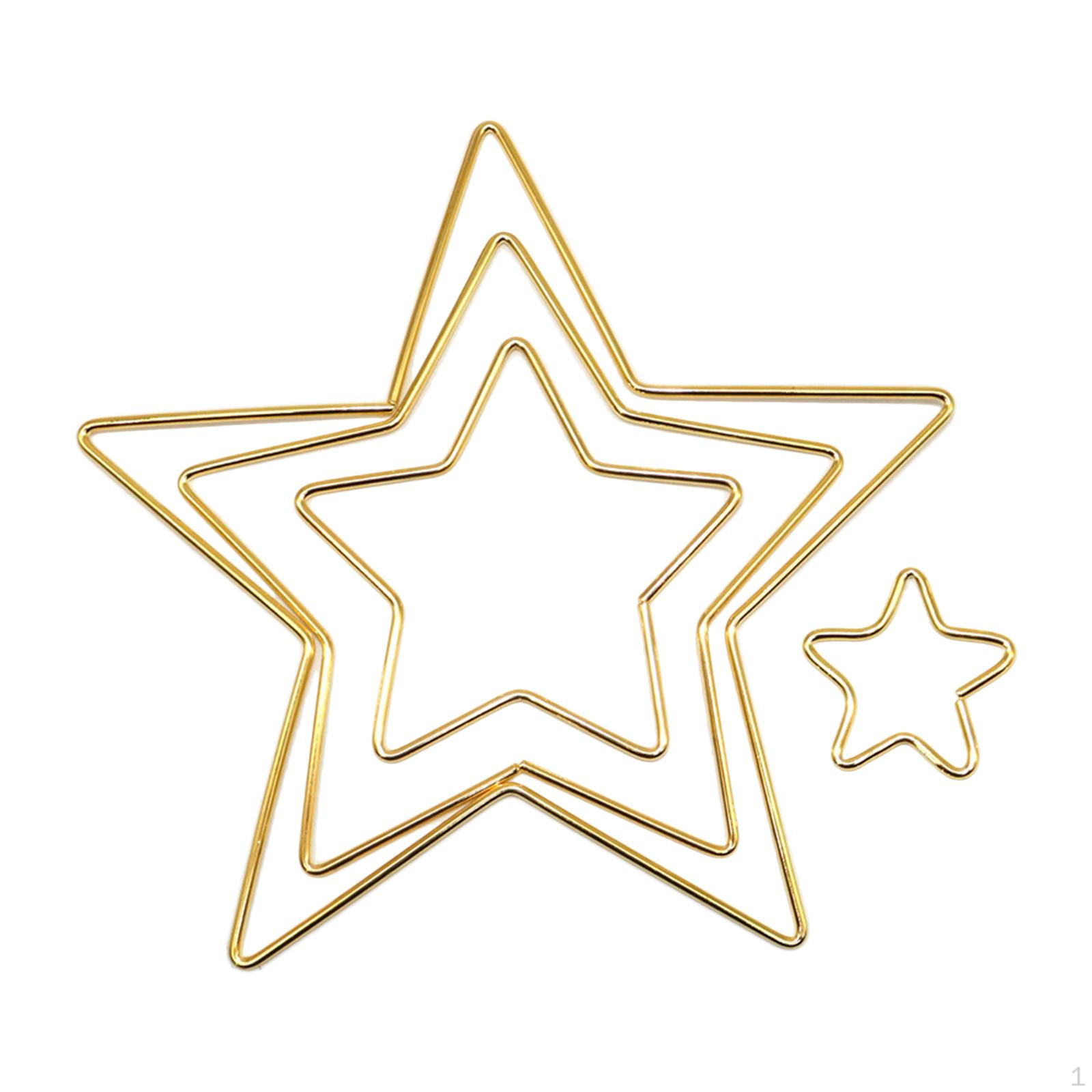 

4 обруча сверхмощных размеров DIY настенный проволочный венок поставки для обрамления украшения фона Pentagram