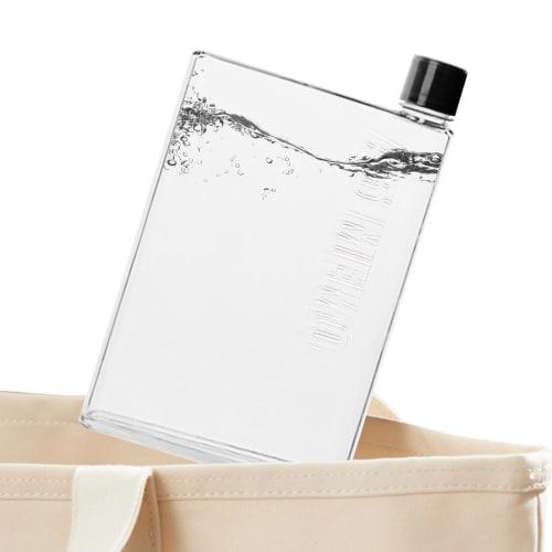 

Бутылка-блокнот - Бутылка для воды A5 Memo, 350 мл/420 мл, Экологичная, Не содержит БФА, для школьных мероприятий, активного отдыха и спортзала