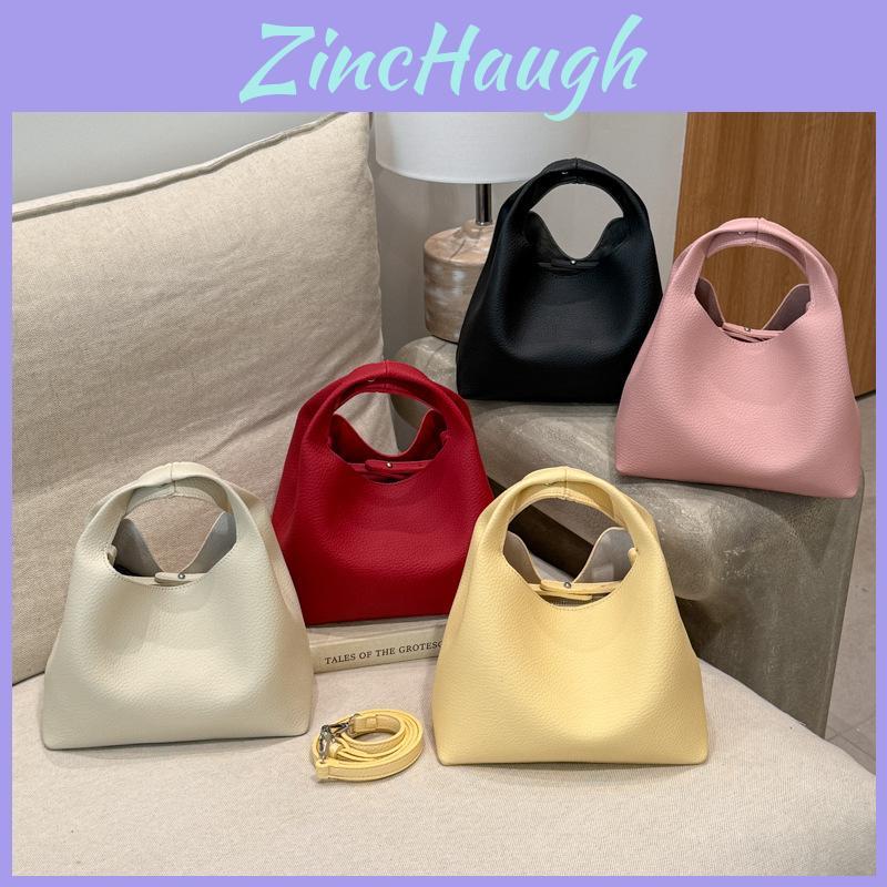 Pu Textured Bucket Bag With Magnetic Closure For Casual Daily Use