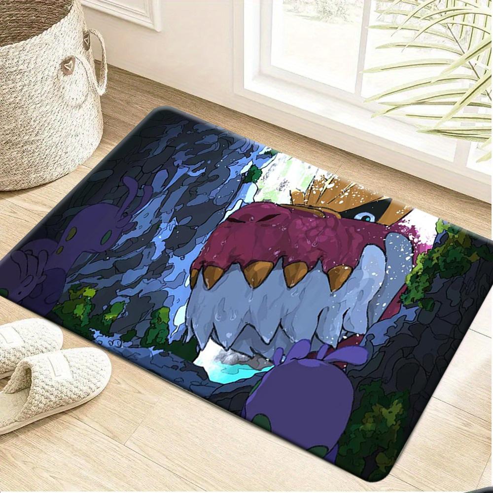 Ash & Snorlax Ice Cave Skating Print Non-Slip Floor Mat Doormat 40x60cm