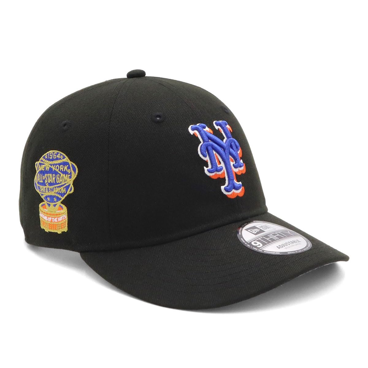 

New Era 9THIRTY Cloth Size 24 MLB New York Size Side ONSPOTZ 930 Side Deep Elbow BB UV Trendy Functional Hat Cap, Strap, (14699743, NER36C4608), Mets,