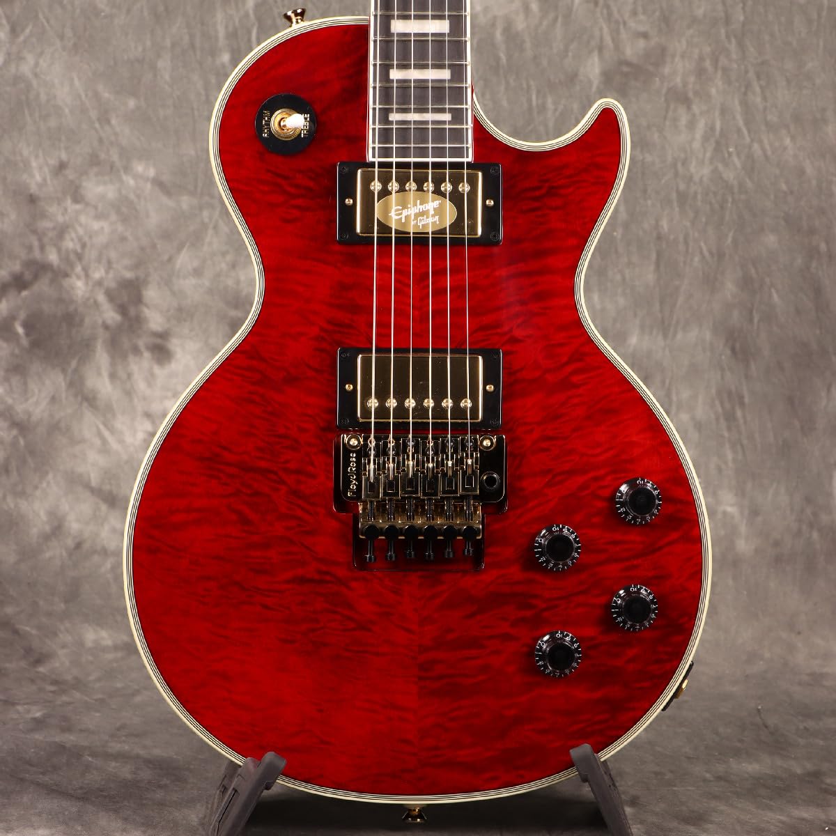 

Lifeson Les Paul Custom Axcess Quilt Ruby Alex Lifeson Rush Epiphone/Alex [S/N 24051529480]