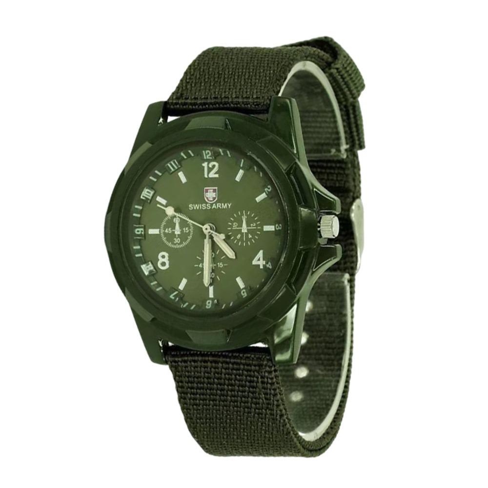 Нейлоновый плетеный ремешок Gemius Swift Watch Нейлоновый ремешок Ночная подсветка Кварцевые часы Швейцарский кварц Плетеный ремешок Наручные часы Ночное время