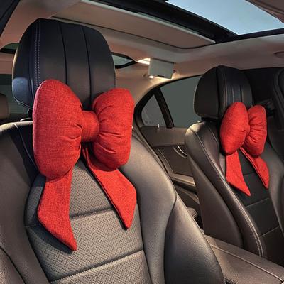 Poduszka pod głowę do siedzenia samochodowego Regulowany odcinek lędźwiowy Poduszka pod szyję Łuk Poduszka lniana Miękka poduszka Poduszka podróżna do samochodu Poduszka pod głowę