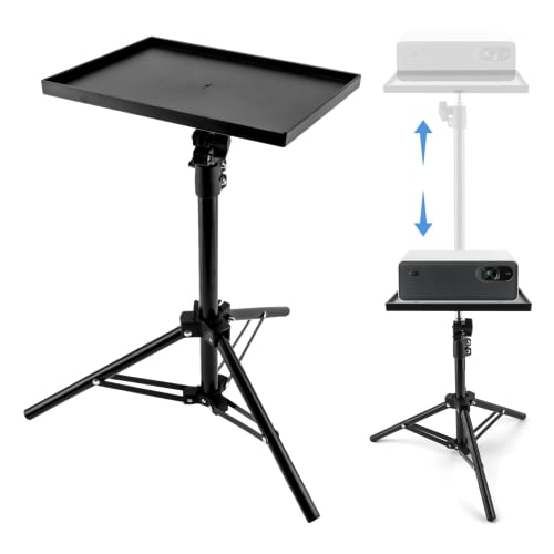 Ranjaner Projector Tripod Stand, Portable Laptop Tripod Stand, Multipurpose DJ Equipment Studio Stand Mount Holder for Outdoor Office Home Stage, Heig