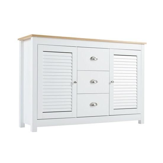 Floor Cabinet Large Capacity Stable Structure with Adjustable Shelves Space-saving Waterproof Floor Standing Kitchen Cabinet Storage