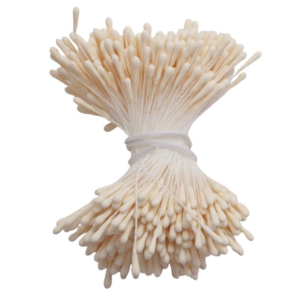 2mm 390 Root Matte Heart Flower Simulation, Eco-Friendly Rose Lily Stamen