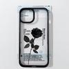Vintage Black Rose Flower Phone Case for IPhone 17 1615 14 13 12 11 Pro MAX 17Air XR 8Plus Y2K Girl Hard Clear Hard Cover Fundas