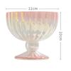 Francouzský Vintage Gradientní Lesklý Pohár na Víno Pohár na Ovoce Jogurt Kreativní Perlový Vysoká Noha Hrnky Keramické Poháry na Zmrzlinu Restaurace Kávové Hrnky