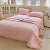 1/3pc Summer Light Oxygen Natural Department Korean Breathable Thin Summer Quilt Air Conditioner Quilt Single Piece Summer Quilt