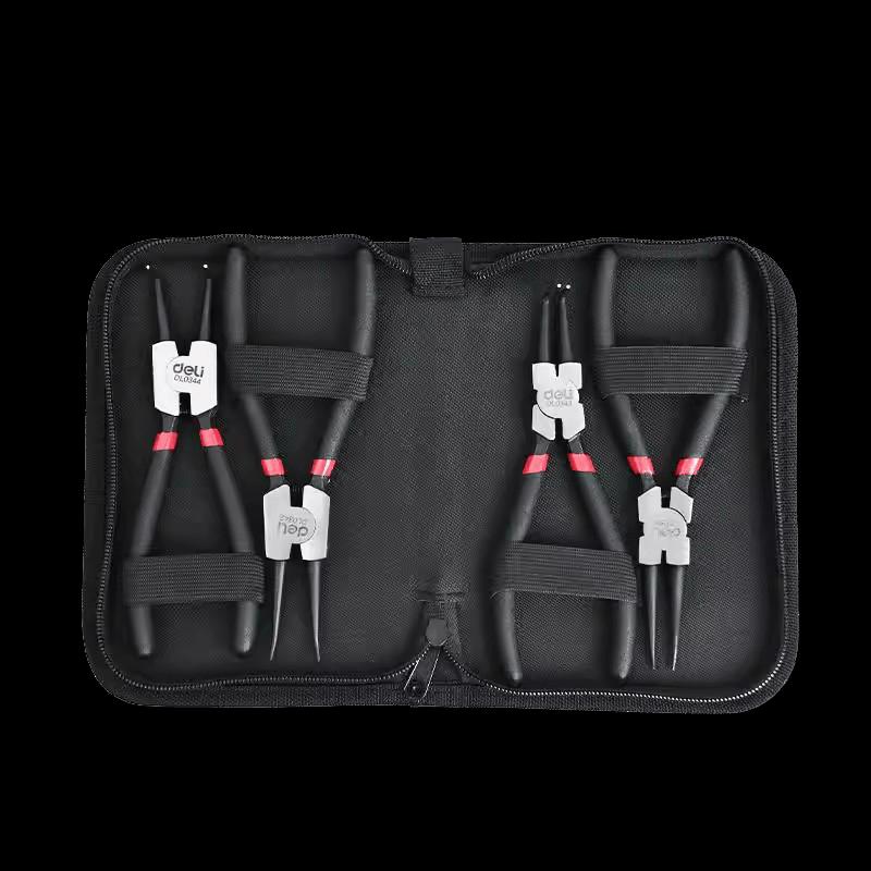 Deli Japanese Snap Ring Plier 4-Piece Set