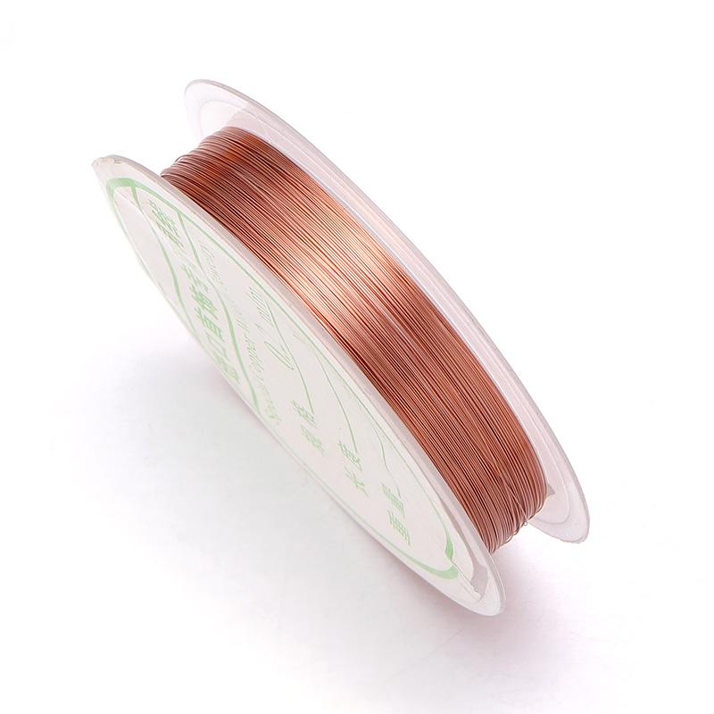 1 Roll Copper Wires For Jewelry Making Gold Rhodium Beading Wire Cord Metal Diy Charm Bracelets Earring Finding Thread Crafts