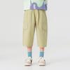 Boys' Cotton Breathable Cargo Capri Shorts