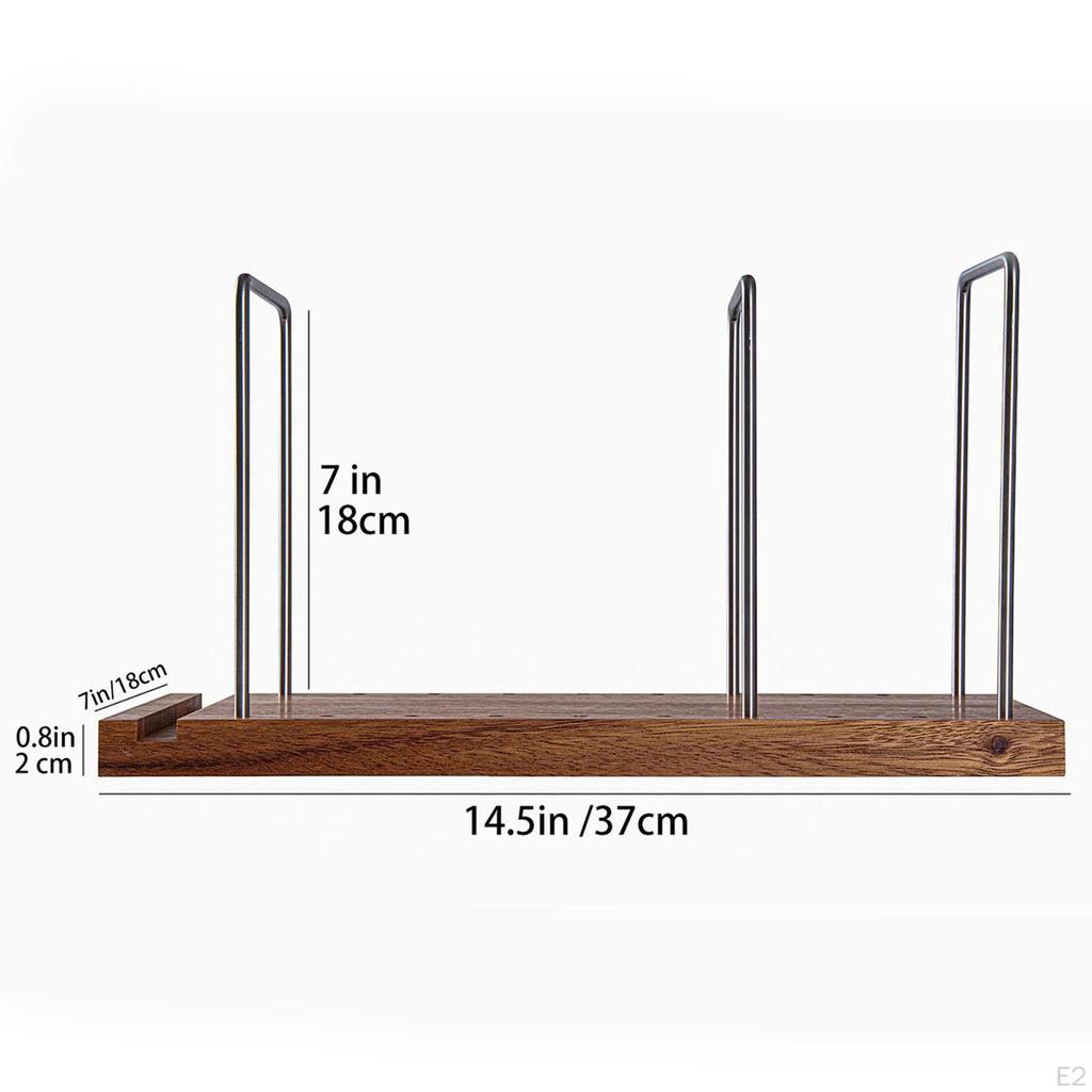 Vinyl-Schallplattenhalter-Ständer, praktische Aufbewahrung von Alben aus Holz, Tischdekoration, einfache Montage