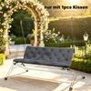 Comfortable Cushion for Rocking Chair with High Backrest, Versatile Cushion for Garden Swing, Elegant Bench Cushion (only with 1pc cushion)