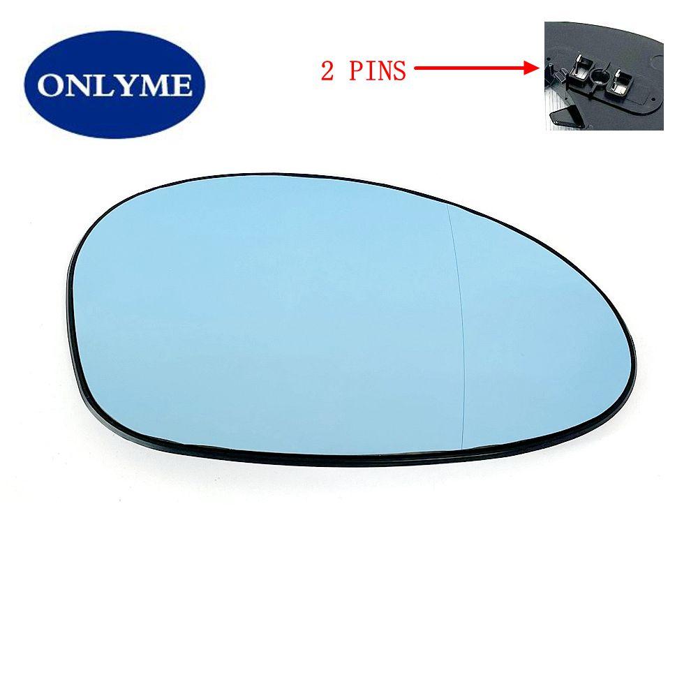 Bilspegelglas Blått Vidvinkel Uppvärmt 4 P / 2 P För Bmw Serie 1 , 3 E90 E91 E92 E93 E87 E88 E46 2004 05 06 07 08 09