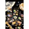 Ins Style Firework Series Pet Flat Sticker For Journal Diy Decoration